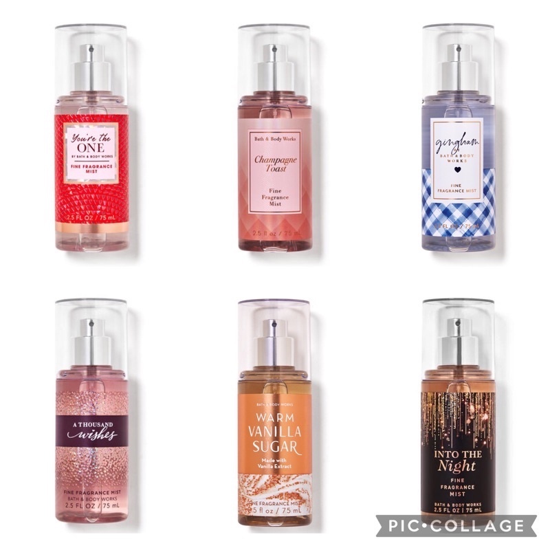 Bath and body works online body mist travel size