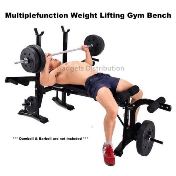 Upgraded Fitness Multifunction Weight Lifting Gym Bench Chest