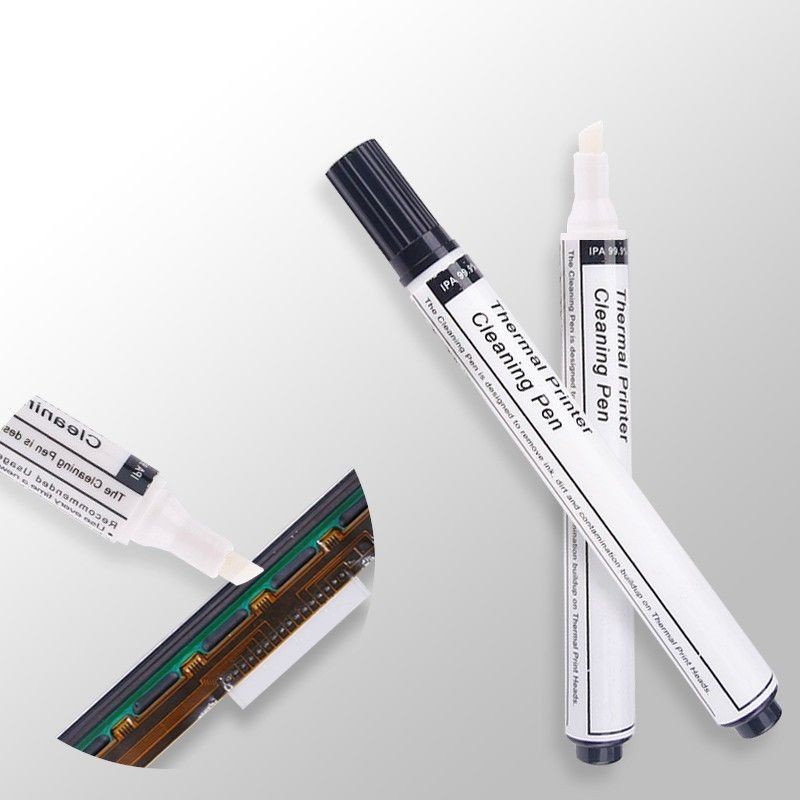 Thermal Printer Printhead Cleaning Pen IPA Alcohol Cleaning Pen Compatible  for Zebra Magicard Fargo Evolis Printhead