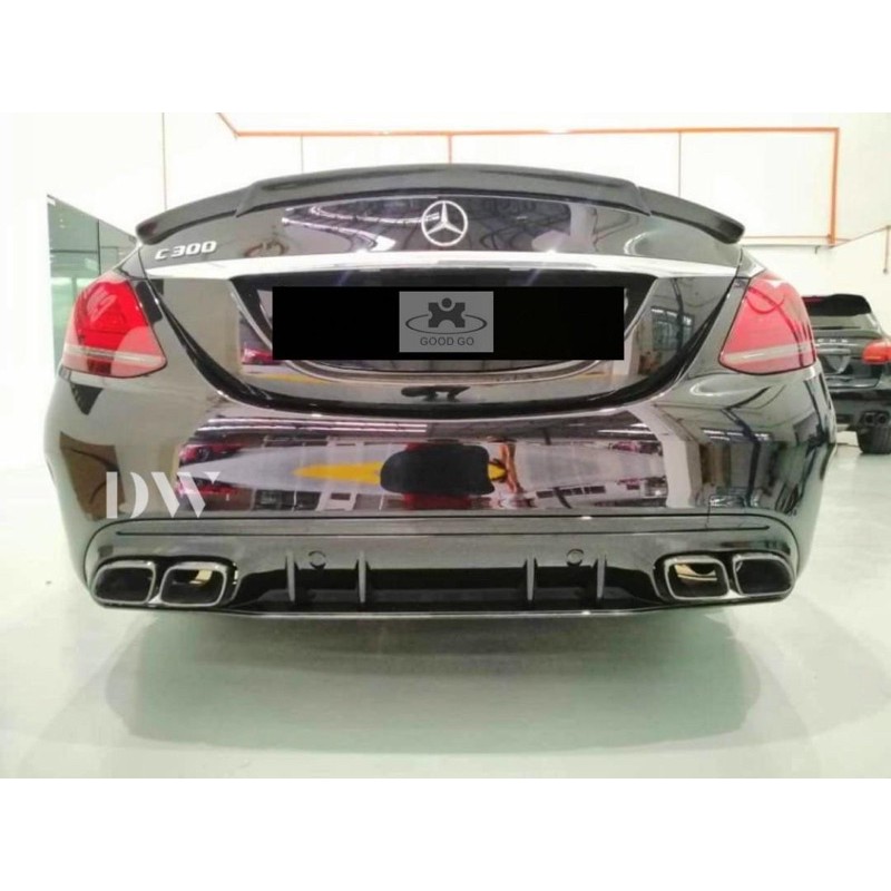 W205 c63 deals rear diffuser