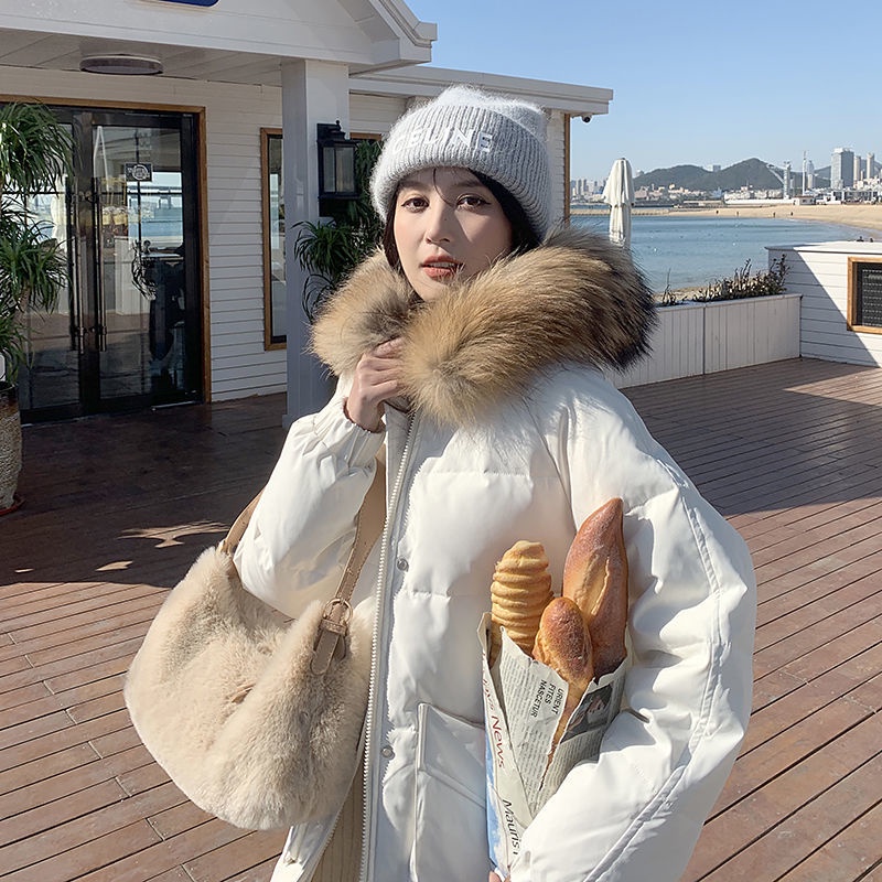 Bread Suit MID-Length Hooded Cotton Dress Women′ S Korean Version Loose  Autumn and Winter Thick Coat - China Down Jacket and Down Puffer Jacket  price