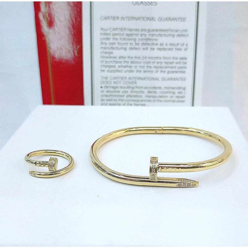 Cartier ring and bracelet set sale