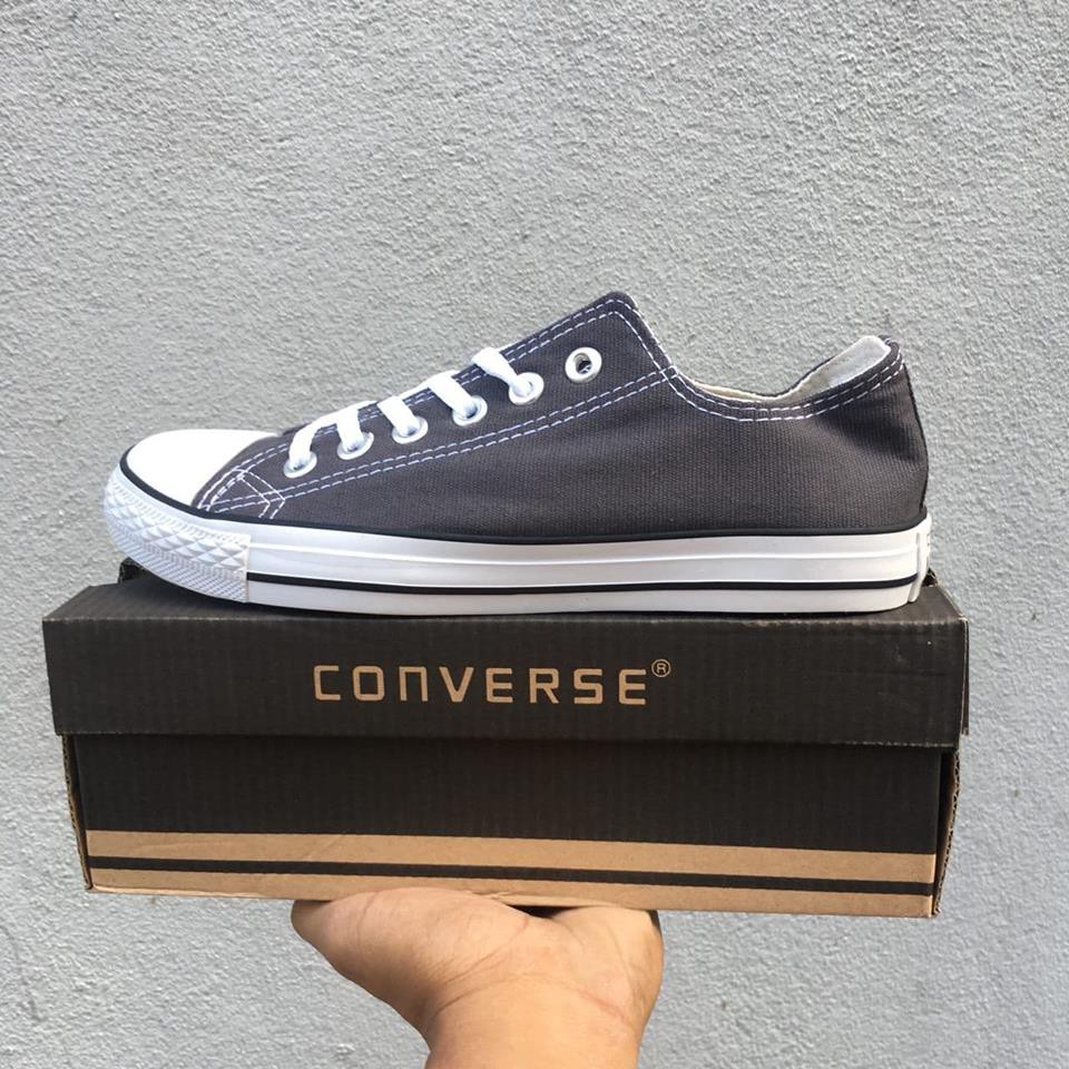 Converse top dark grey