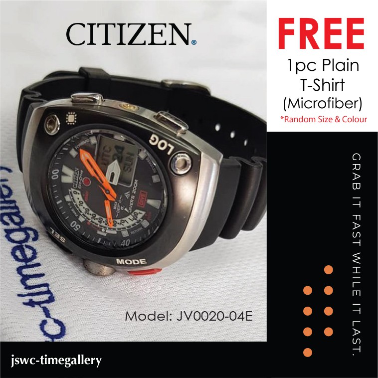 Citizen aqualand diver discount depth meter promaster