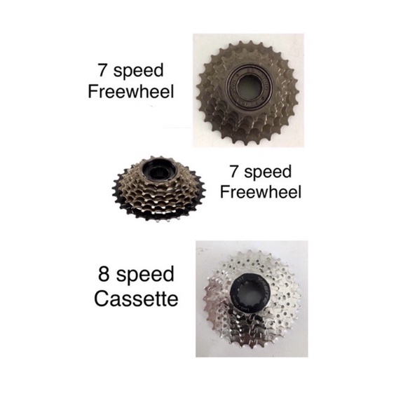 7 speed cassette road bike