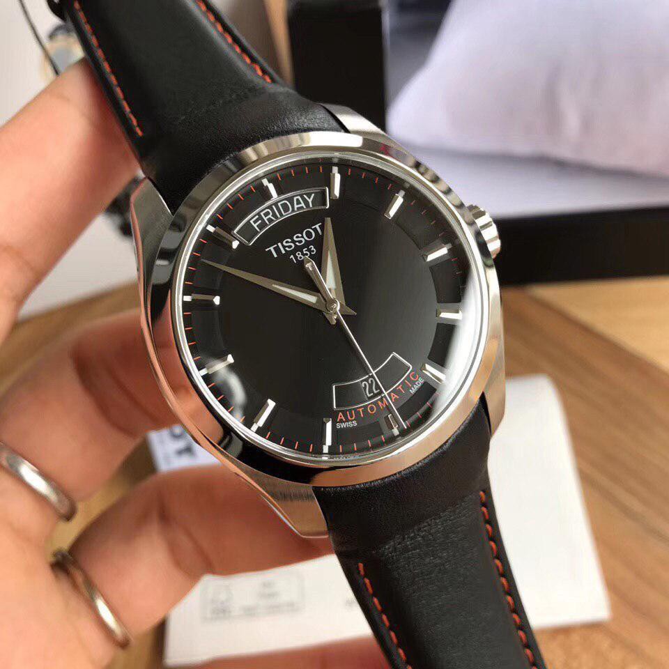 ORIGINAL TISSOT COUTURIER BLACK DIAL AUTOMATIC T035.407.16.051.03