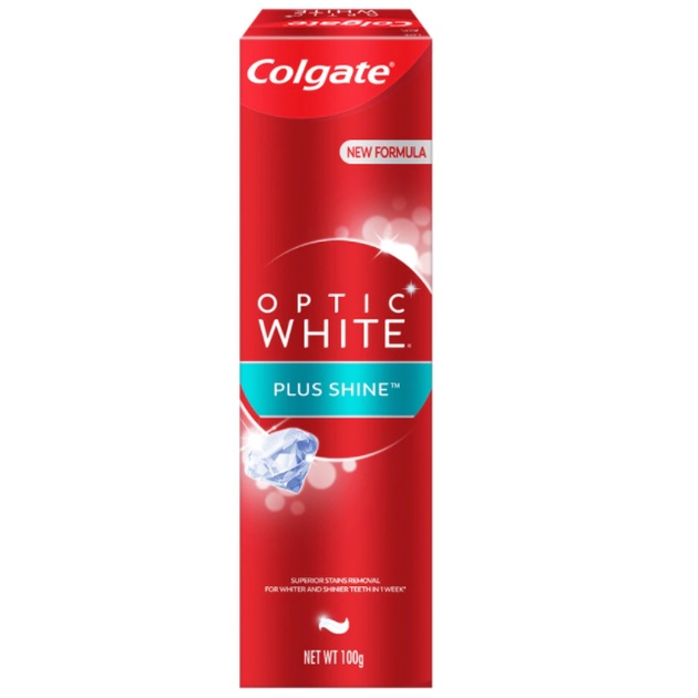 Colgate Optic White Plus Shine/ Sparkling White/ Volcanic Mineral