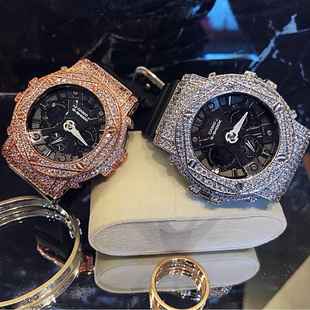 Swarovski crystal g store shock watches