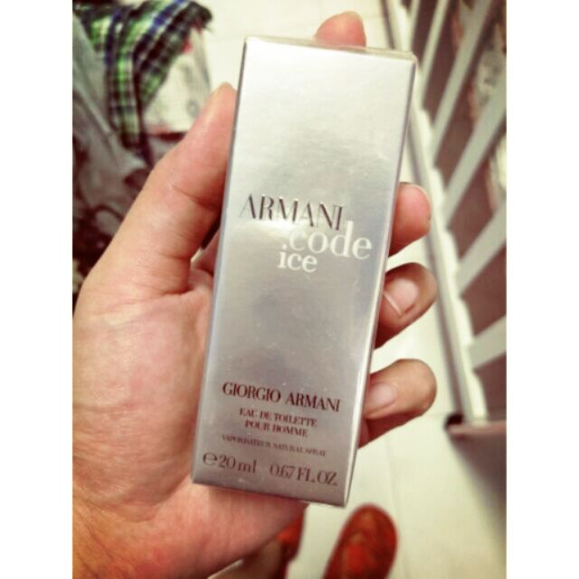 GIORGIO ARMANI CODE ICE FOR MEN 20ML READY STOCK Shopee Malaysia