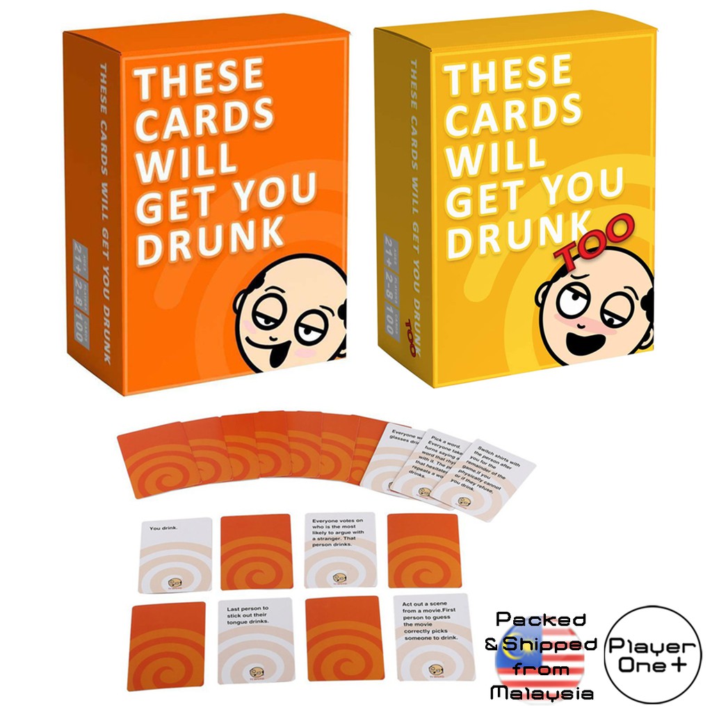 English Drunken Board Game THESE CARDS WILL GET YOU DRUNK card games all  English skyjo action playing card games party games - AliExpress