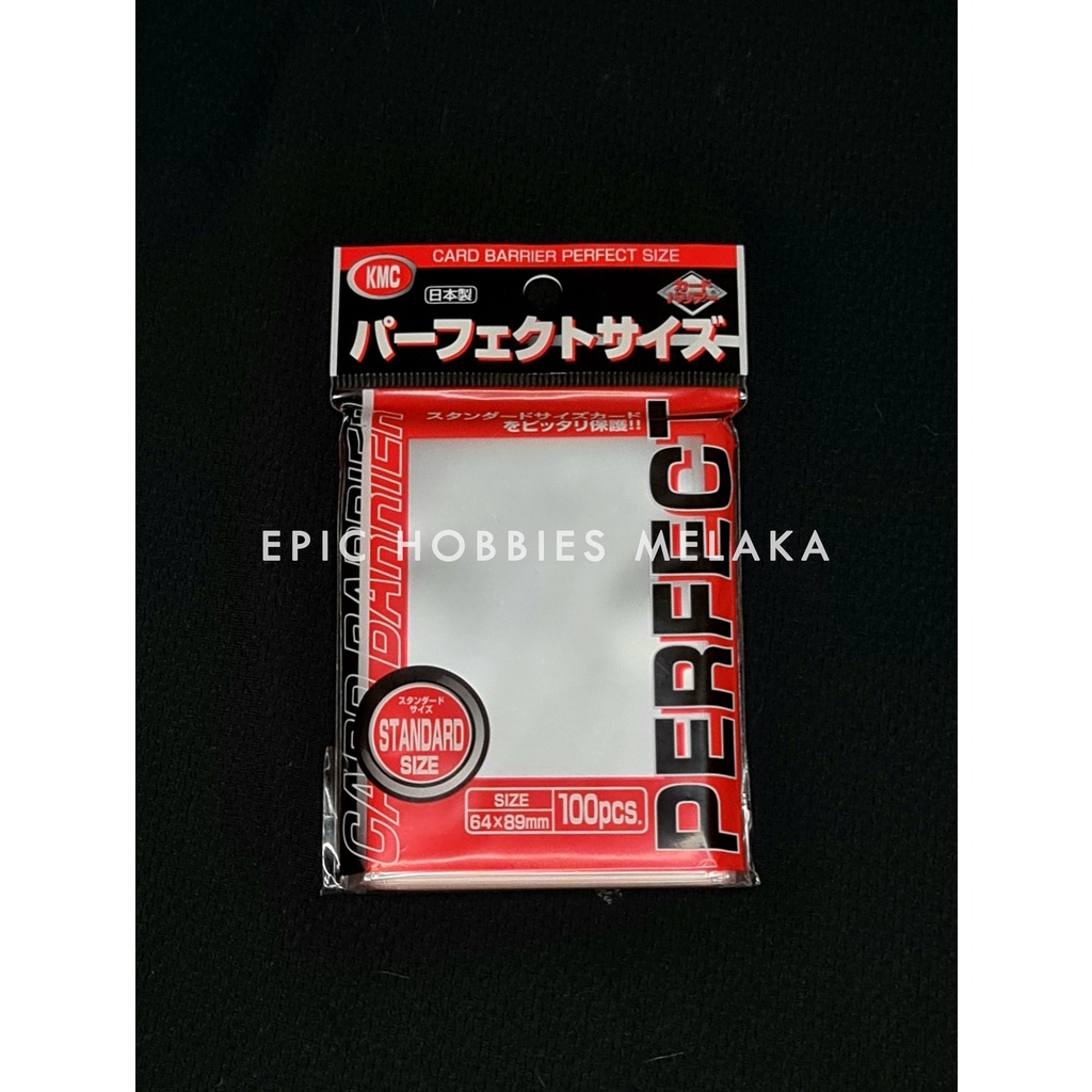 KMC Perfect Size/Fit Standard Size Clear Card Sleeves 100pcs 64x89mm (Inner  Sleeves)