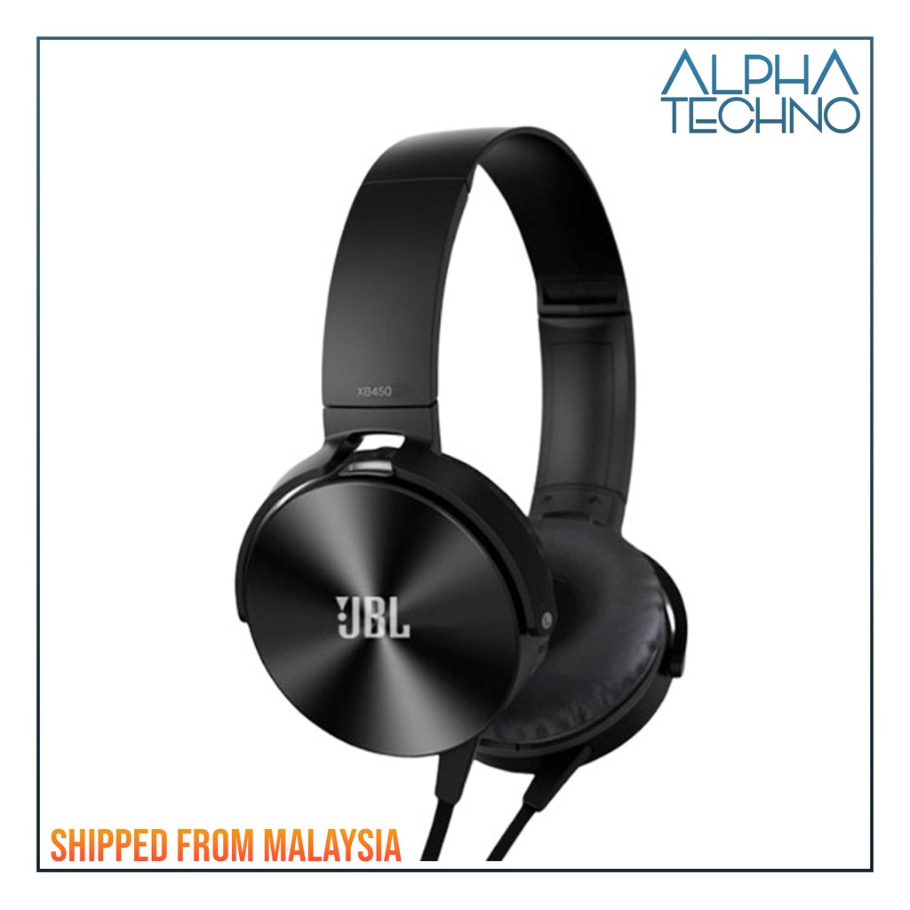 JBL XB 450 High Quality Stereo Headphone Shopee Malaysia