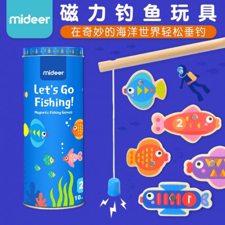 Mideer Magnetic (Fishing Game) Let's Go Fishing