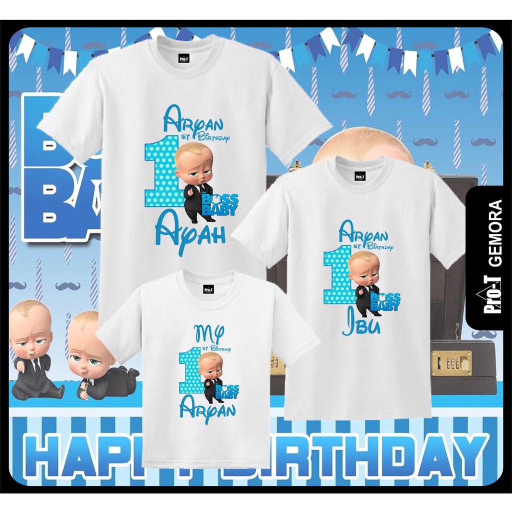 Boss baby best sale birthday shirts