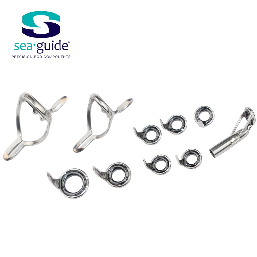 SeaGuide 2.2g LS Ring Stainless Steel 10pcs Set Micro Cast Guide Rod  Building component Repair fishing pole DIY Accessory