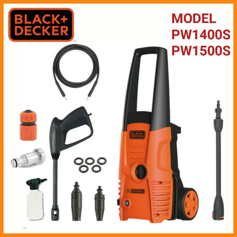 Black & Decker PW1400K Type 1 Pressure Washer Spare Parts - Part Shop Direct