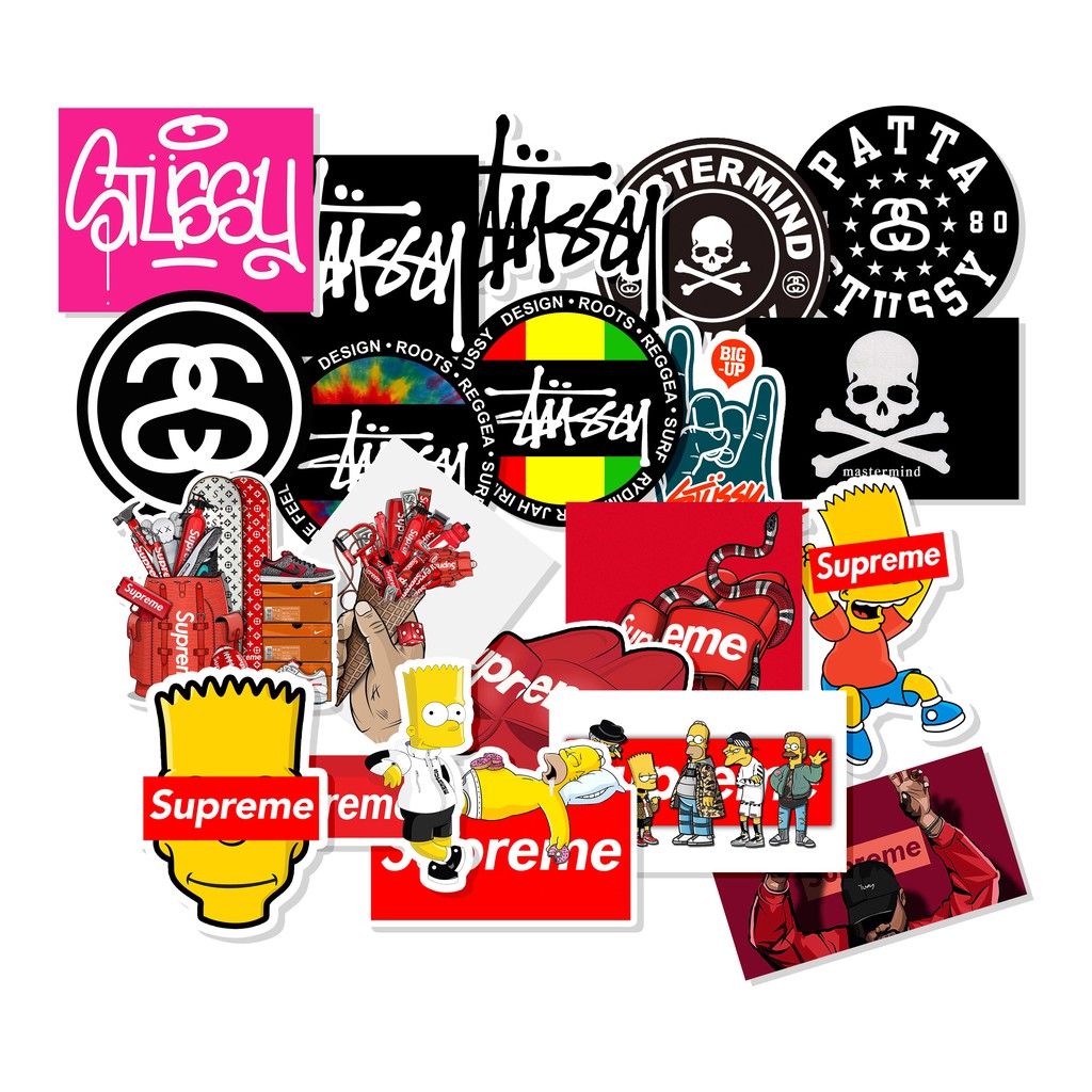 Big on sale supreme sticker