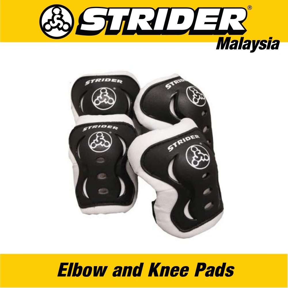 Strider elbow and outlet knee pads for toddlers