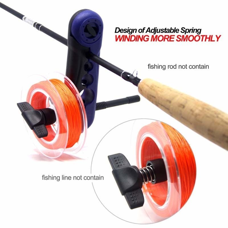 💥HOT]💥Fishing Tools Portable Fishing Line Winder Spooler Machine spinning  & Baitcasting Reel spool Station System Tool