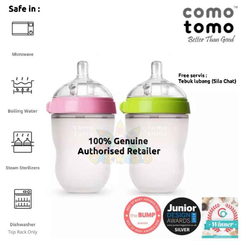 Comotomo sales bottle microwave