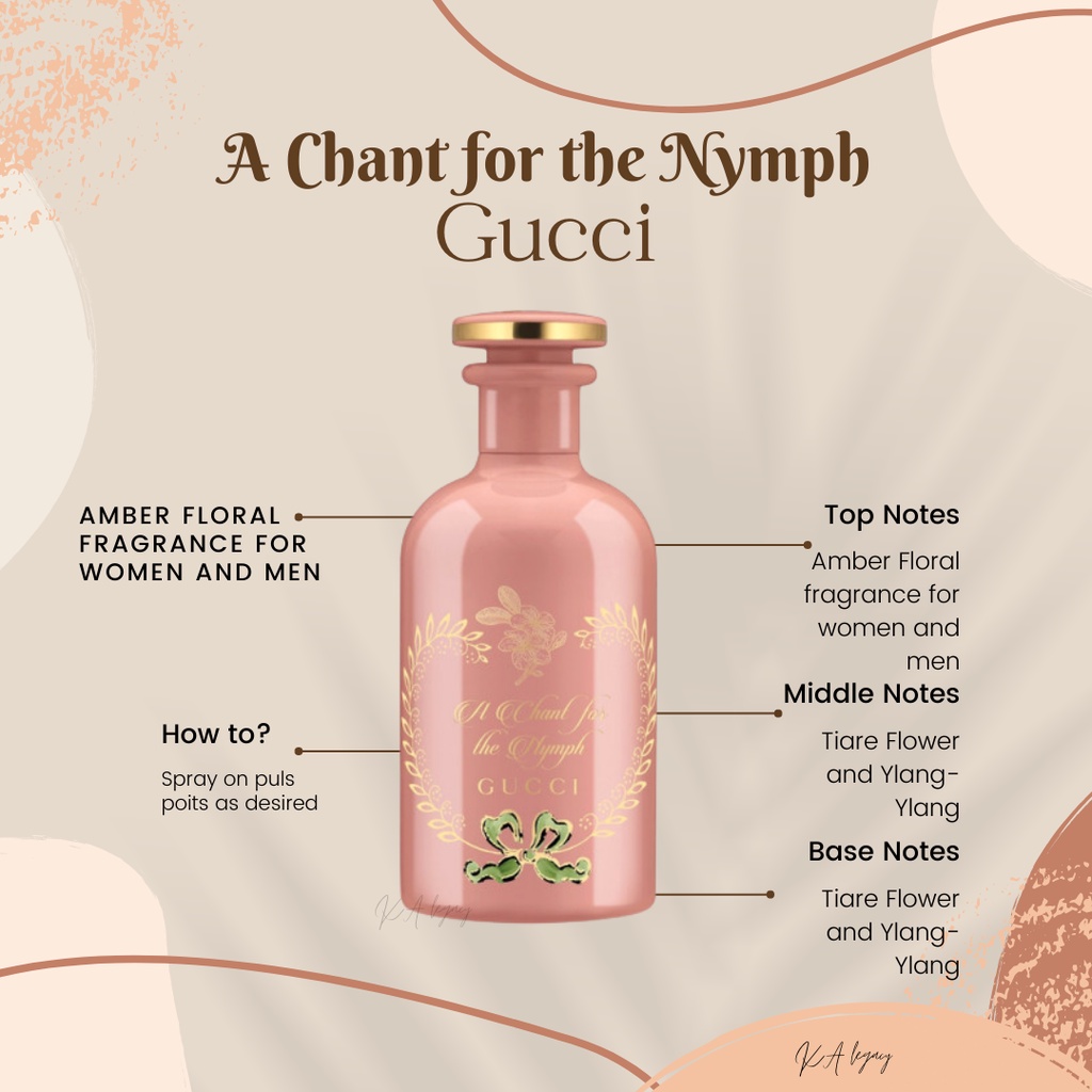 Gucci A Chant for the Nymph Original Perfume for HER Shopee