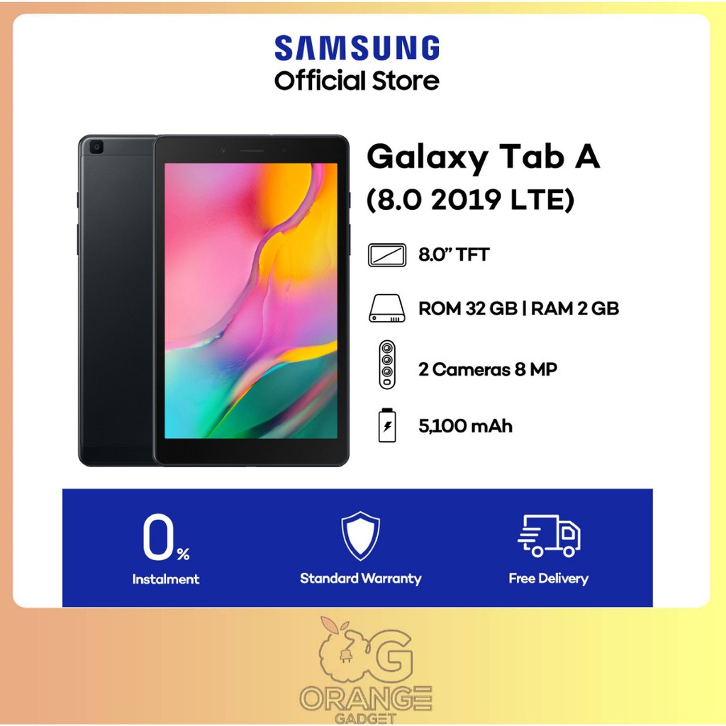 Samsung Galaxy Tab A 8.0 (2019) LTE - Specifications