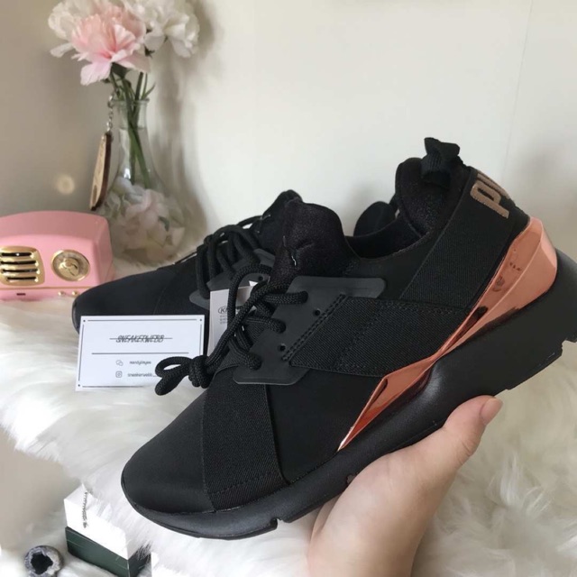 Puma muse metallic rose top gold malaysia