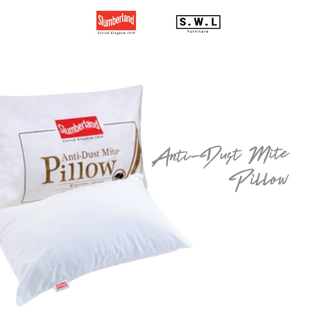 Slumberland Anti Dust Mite Pillow Large Bantal Shopee Malaysia