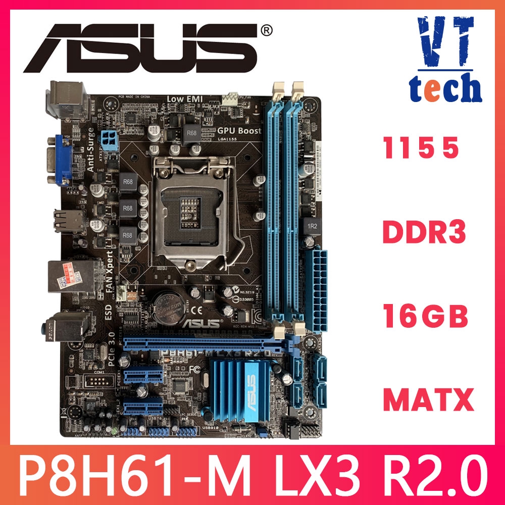 Asus p8h61m lx3 on sale plus