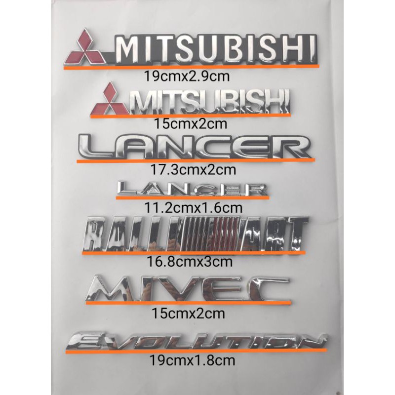 Mitsubishi Lancer Emblem