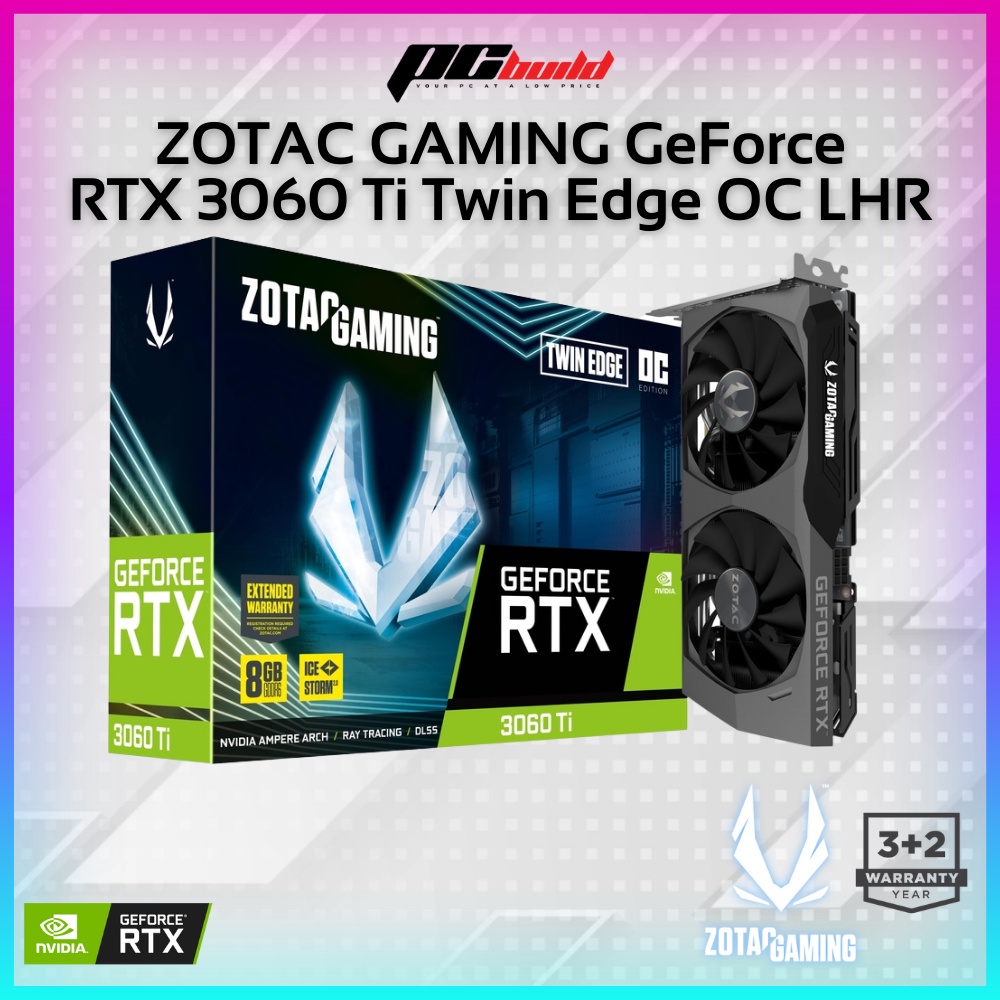 ZOTAC GAMING GeForce RTX 3060 Ti Twin Edge OC LHR | Shopee Malaysia