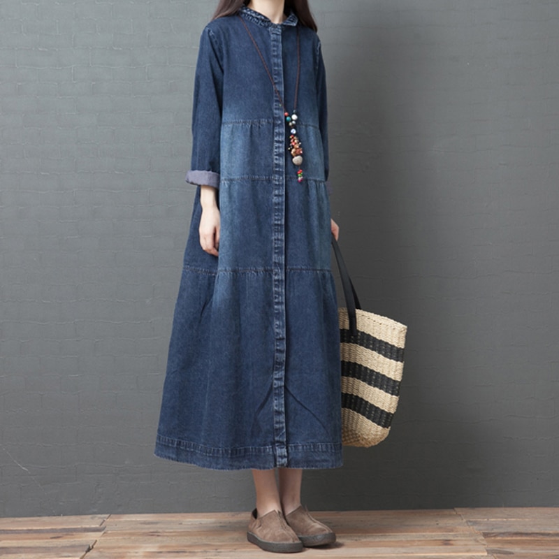 Long best sale jeans frock