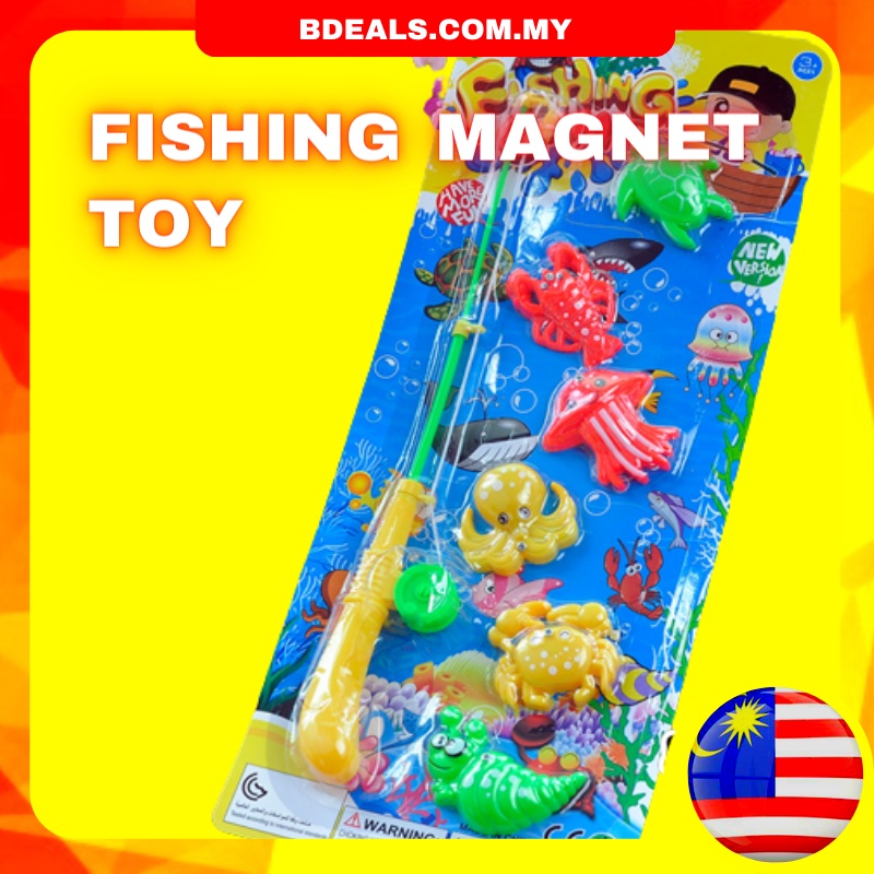 Fishing Toys Toy Fishing Game Magnetic Fishing Rod Fish Models Catching  Game Kids Bath