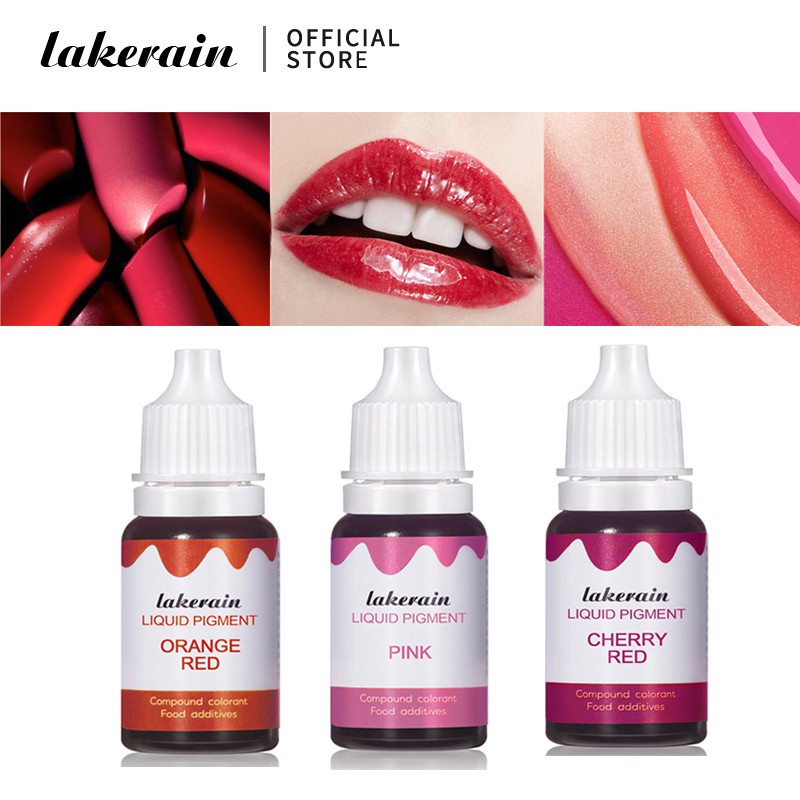 New 10ml Liquid Pigment for Lip Gloss Color Pigment Dyeing