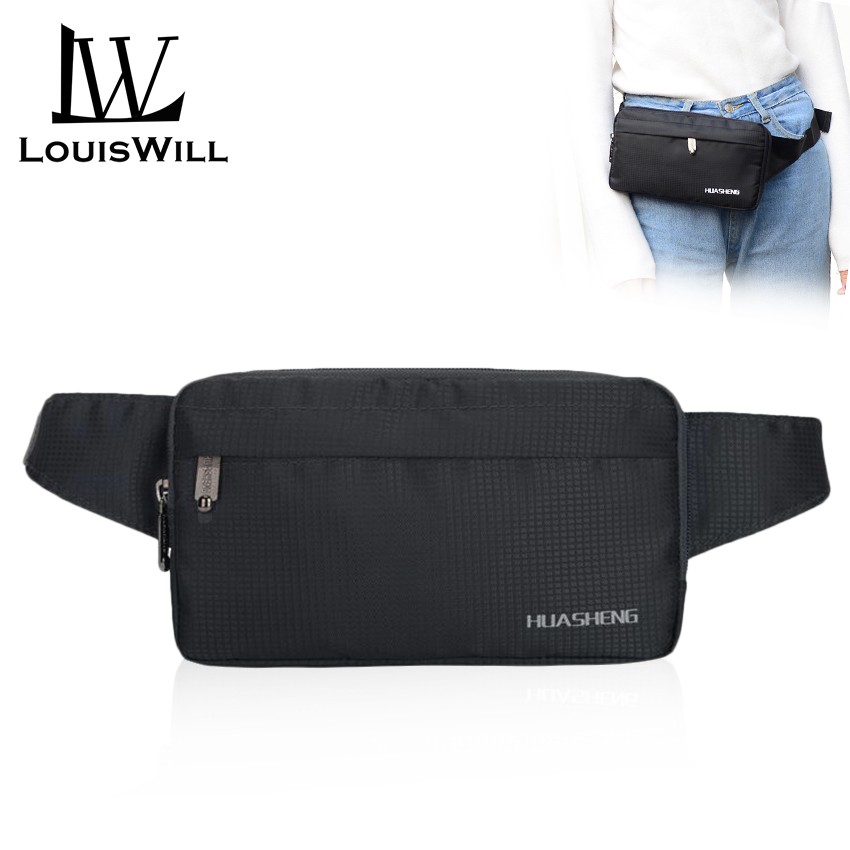 LouisWill Chest Bag Fashion Waist Bag Unisex Crossbody Bags Street