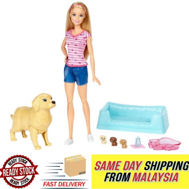 Barbie store golden retriever