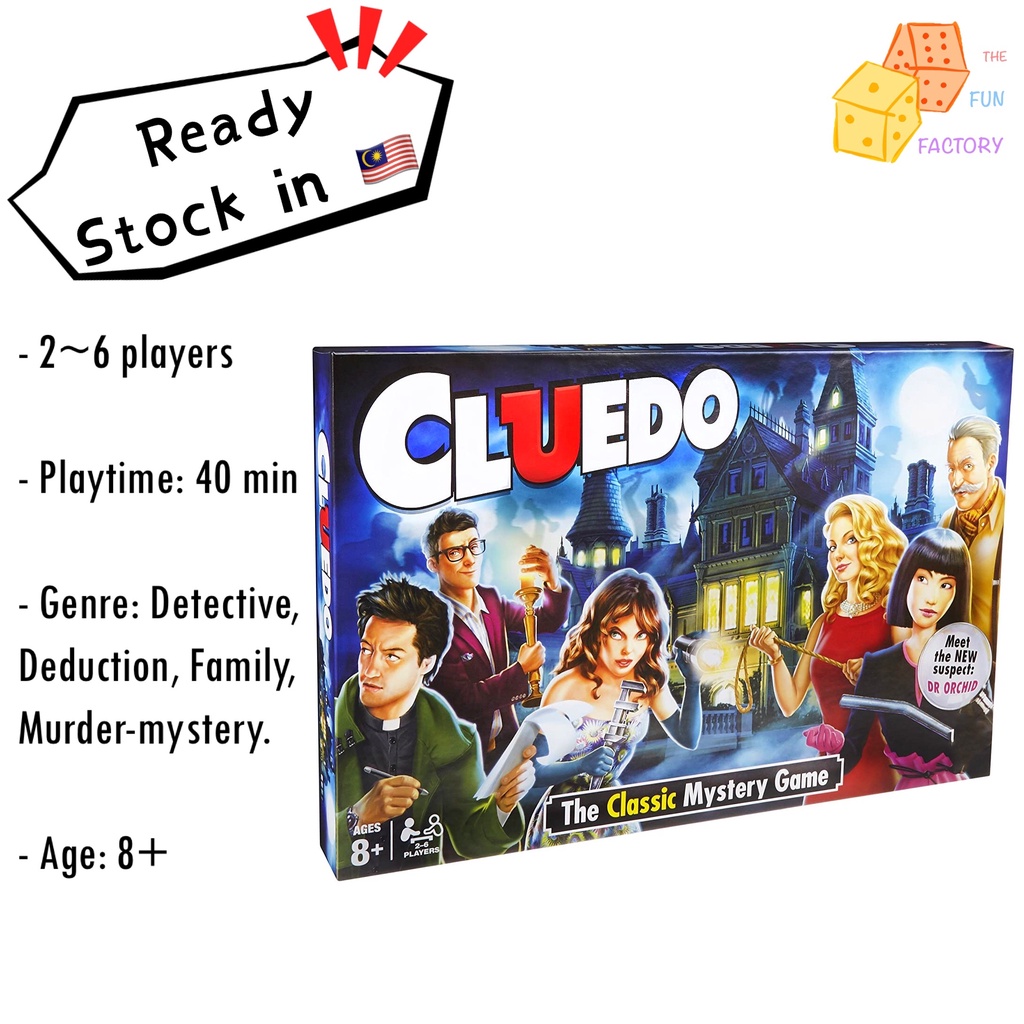 Cluedo Classic - Family Mystery Board Game - Ages 8+ 