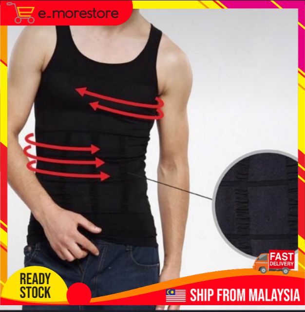 Slim n Lift Body Shaper Vest Slimming Shirt for Men Undergarments