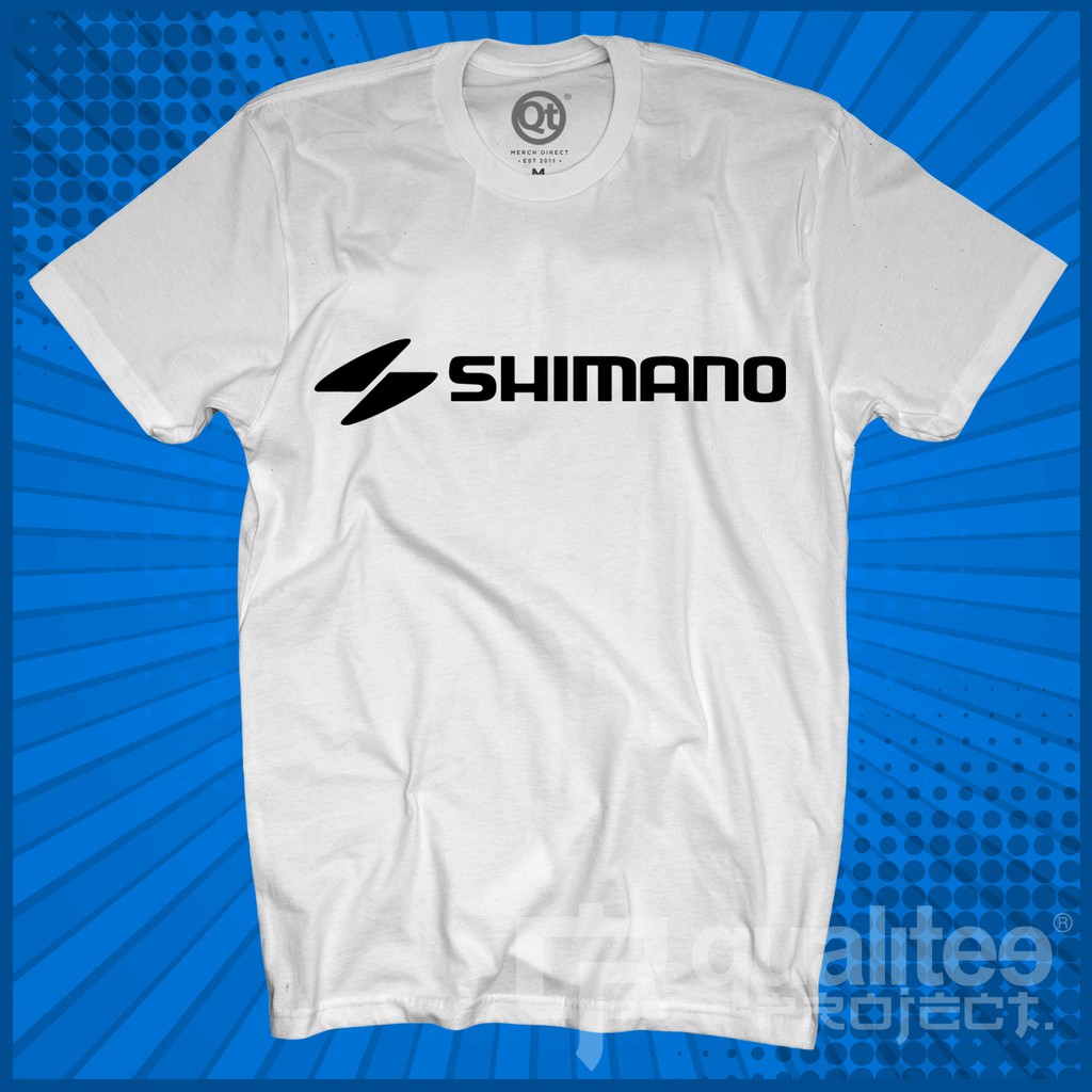 Tshirt Shimano Front Print Logo Design 100% Premium Cotton Ready