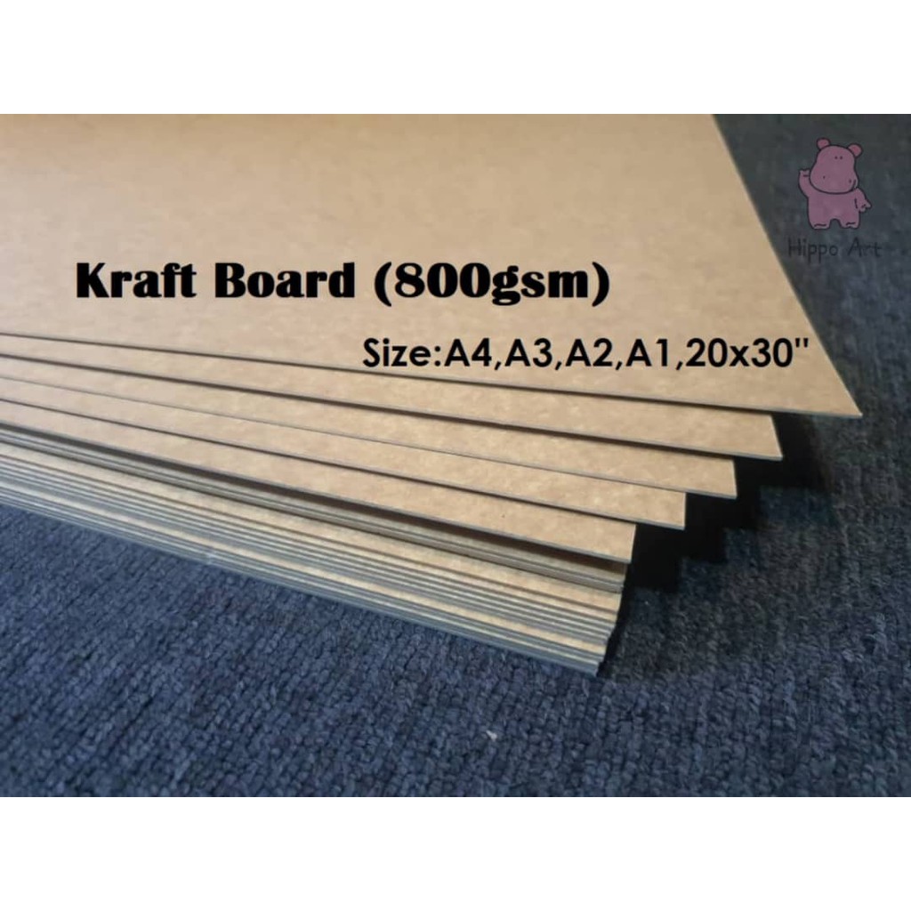 Kraft Board 800GSM 2PLY A4/A3/A2/A1