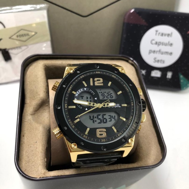 Fossil Dual Time watch for men COPY ORIGINAL graded AAA Shopee