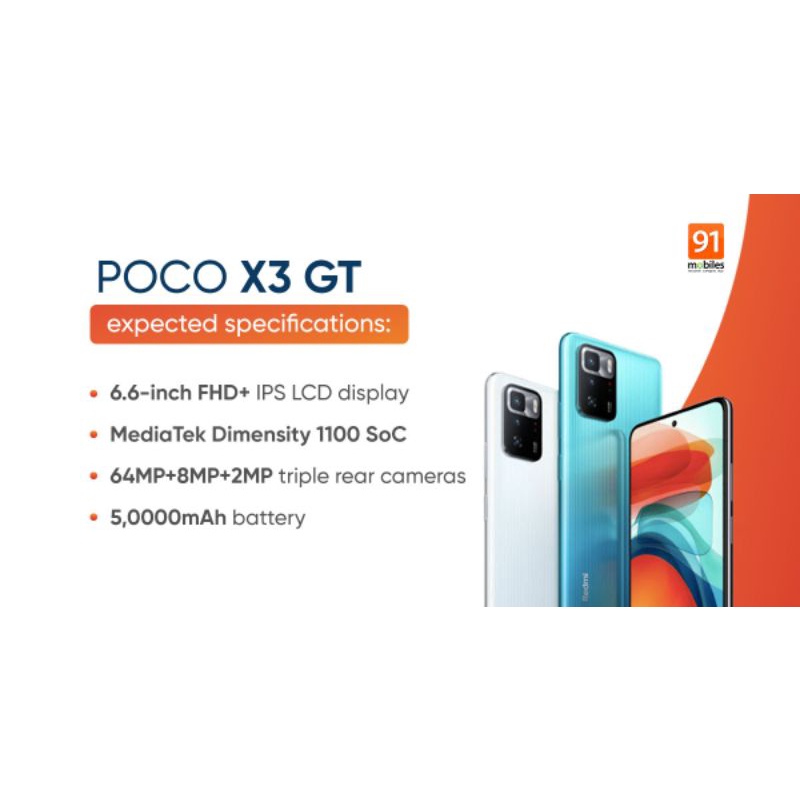 ORIGINAL MI MALAYSIA POCO X3 GT 5G 8RAM 128GB & 8RAM 256GB