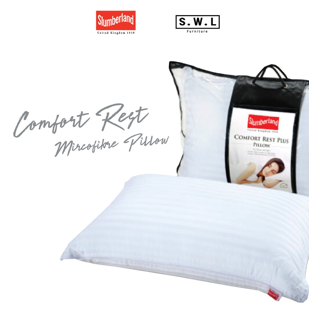 Slumberland Comfort Rest Microfibre Pillow (Hotel Feel Pillow)