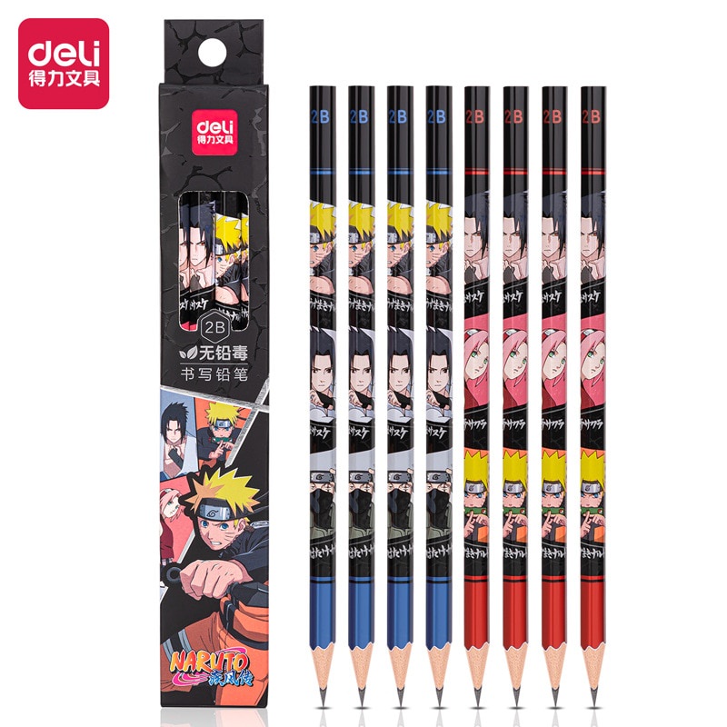Deli Pens 1pcs Naruto Pens for School Kawaii Japanese Stationery Cool Anime  Rollerball Pen Gift Kids Prizes Cute Art Supplies