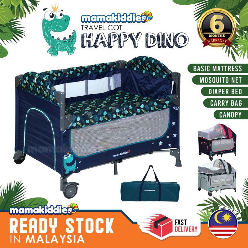 Mamakiddies best sale travel cot