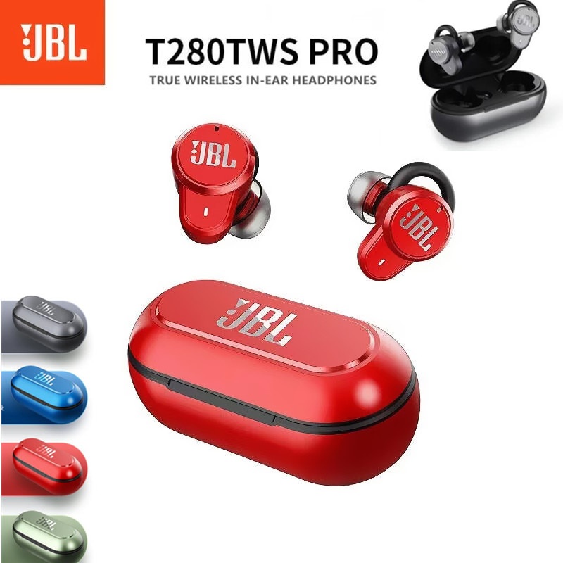 JBL T280TWS PRO True Wireless Noise Reduction Auricolari Bluetooth In Ear  Sport Musica Dual Ear Stereo Alication Da 30,37 €