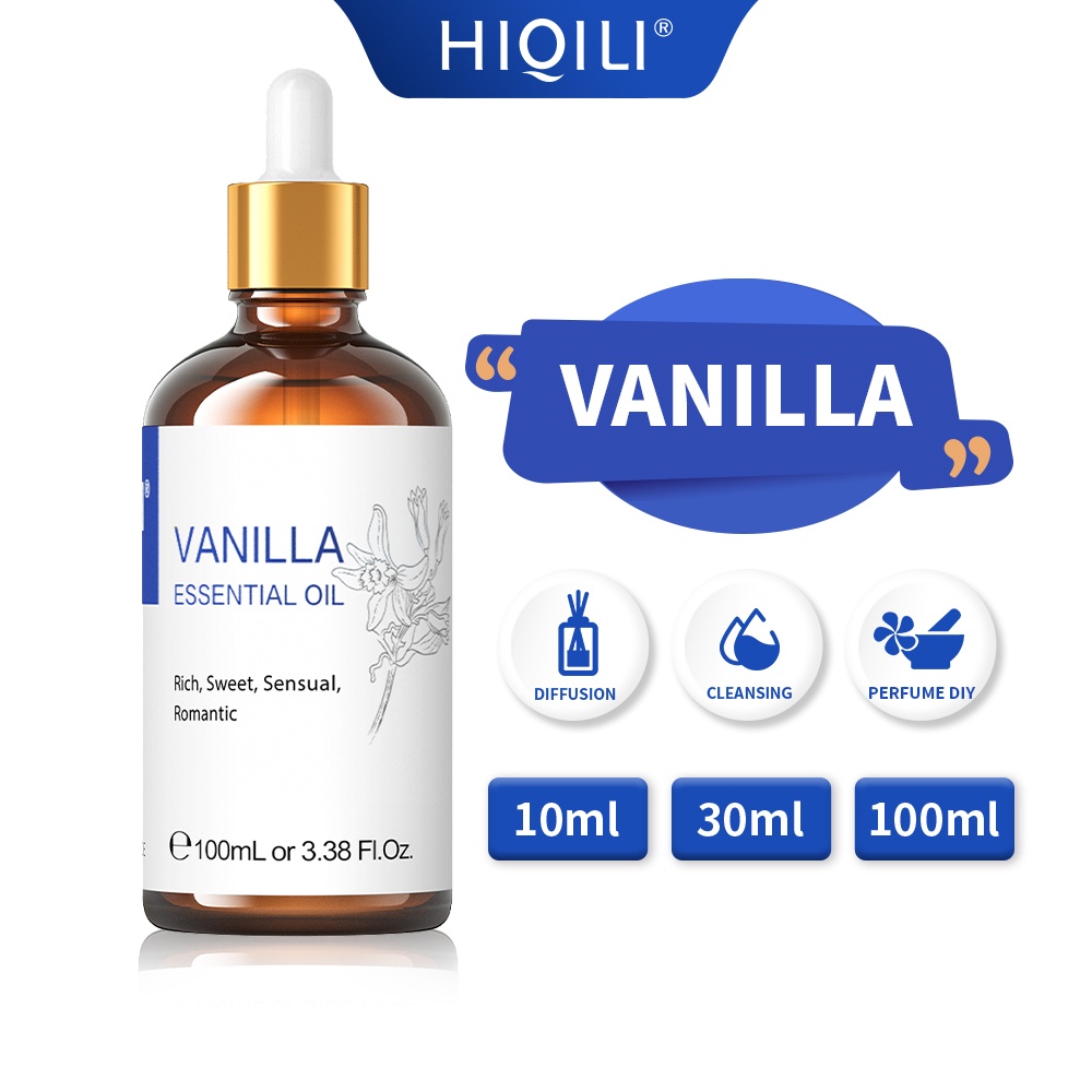 HIQILI 1000ML Vanilla Essential Oils,100% Pure Nature for Aromatherapy, Used for Diffuser, Humidifier, Massage