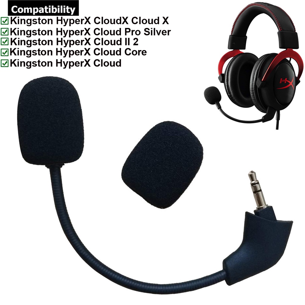 Replacement Game Mic Boom for Logitech G433 G233 GPro GPROX Gaming Headset  Mic 3.5mm 3