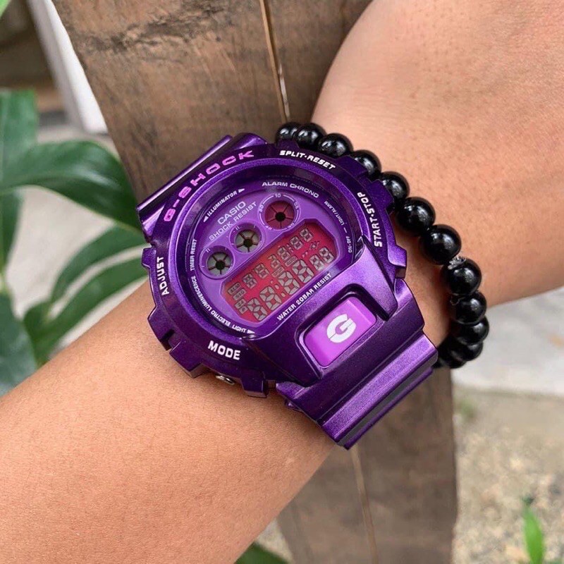 G SHOCK DW 6900 PURPLE CC6 One To One AUTOLIGHT FUNCTION