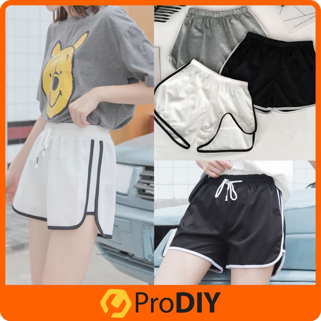 Women Casual Short Pants Soft Sport Workout Waistband Stretch Shorts Ladies  Loose Elastic Short (S-5XL) 女式短裤